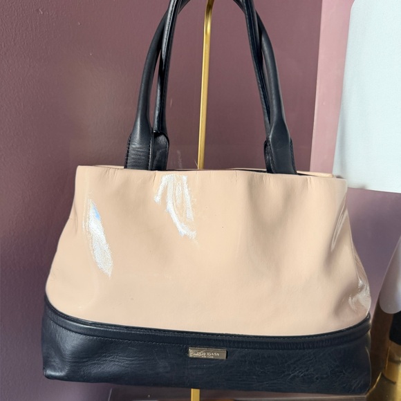 Kate Spade  2-Toned Bow Tote circa 2013 - Picture 2 of 10